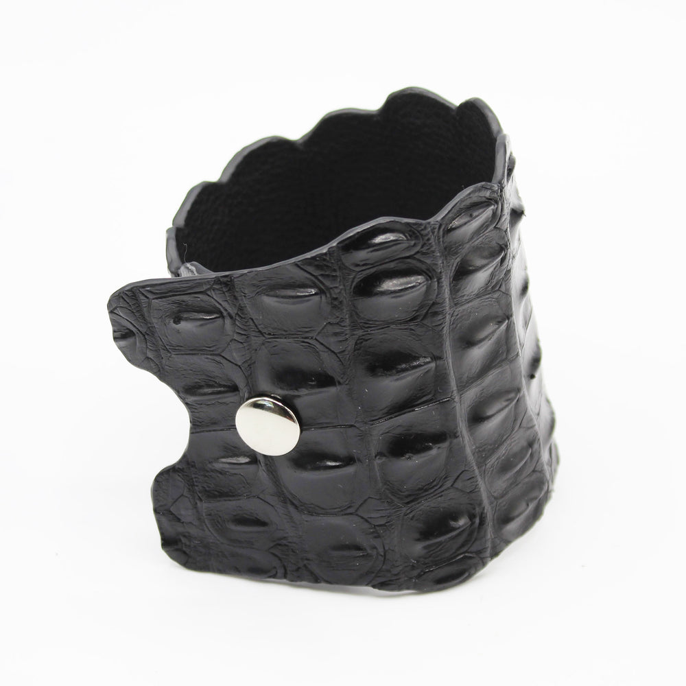 Large Crocodile Cuff