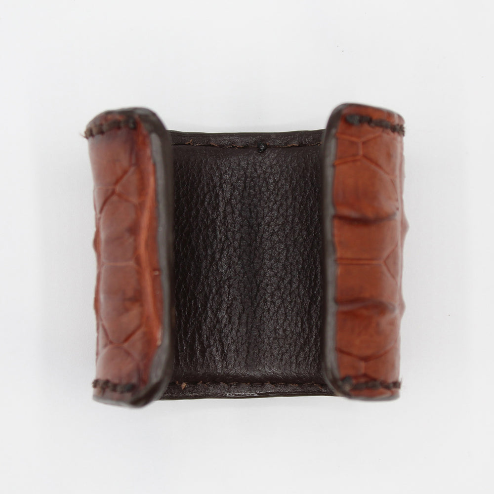 Adjustable Crocodile Cuff