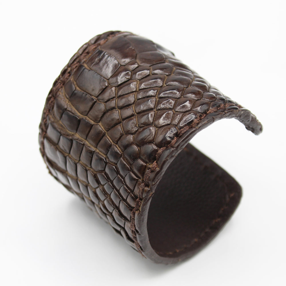 Adjustable Crocodile Cuff