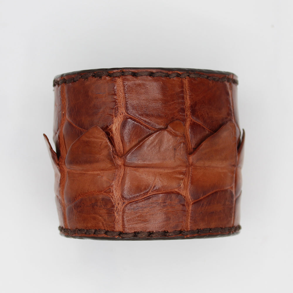 Adjustable Crocodile Cuff