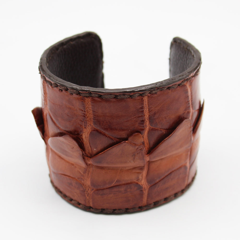 Adjustable Crocodile Cuff