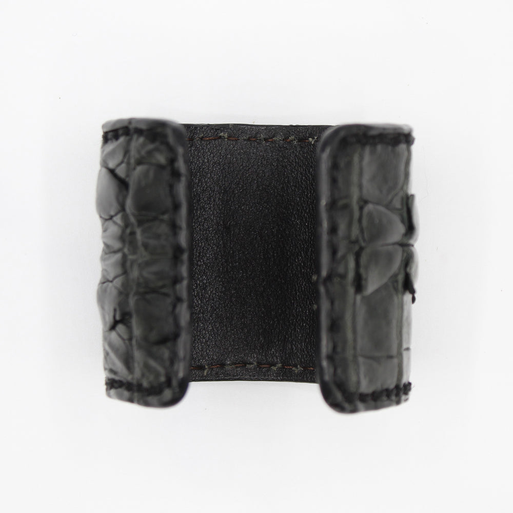Adjustable Crocodile Cuff