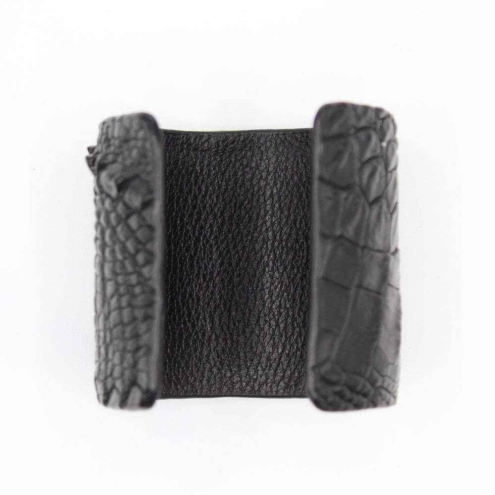 Adjustable Crocodile Cuff