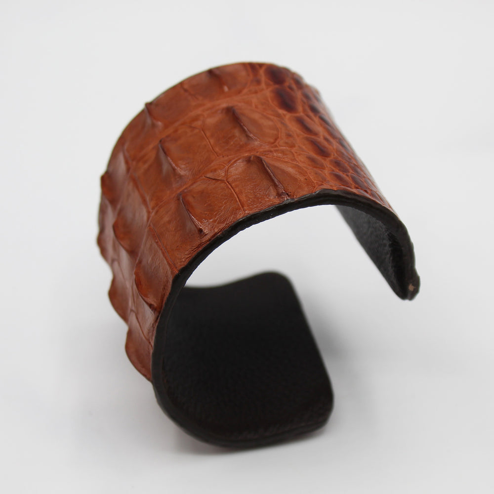 Adjustable Crocodile Cuff