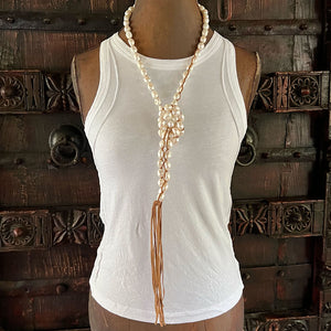 
            
                Load image into Gallery viewer, Classic Boho White (Large Pearls)
            
        
