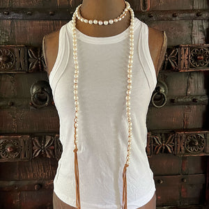 Classic Boho White (Medium Pearls)