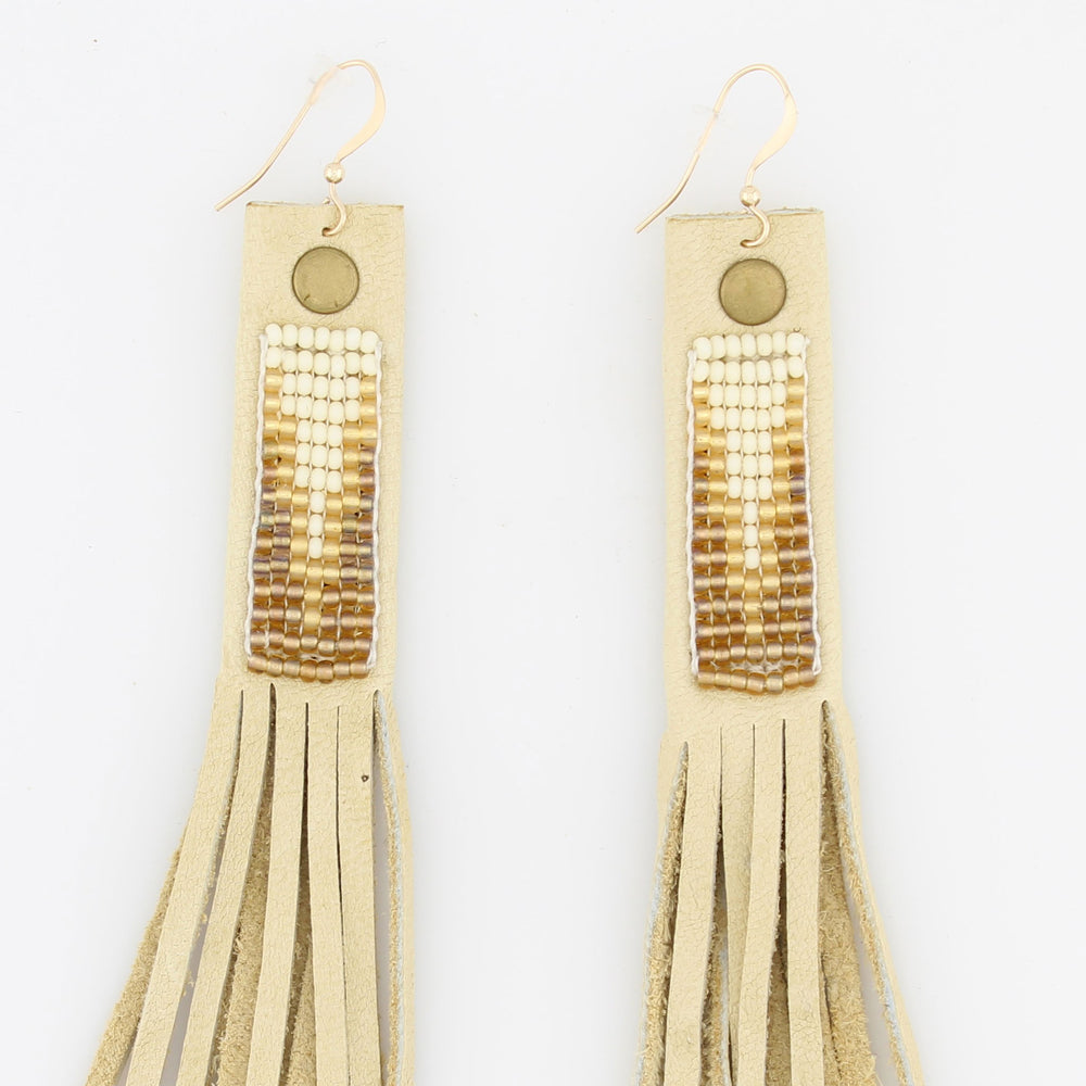 Suede Fringe Earrings