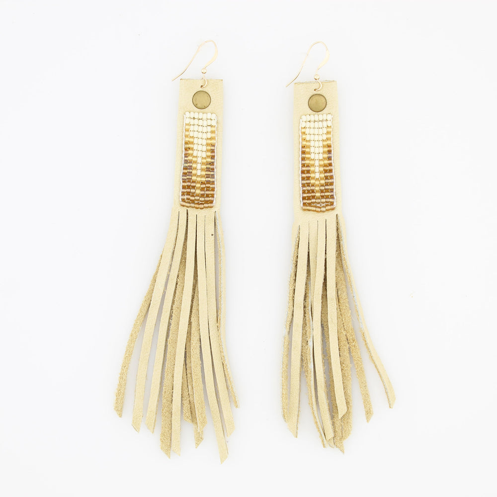 Suede Fringe Earrings