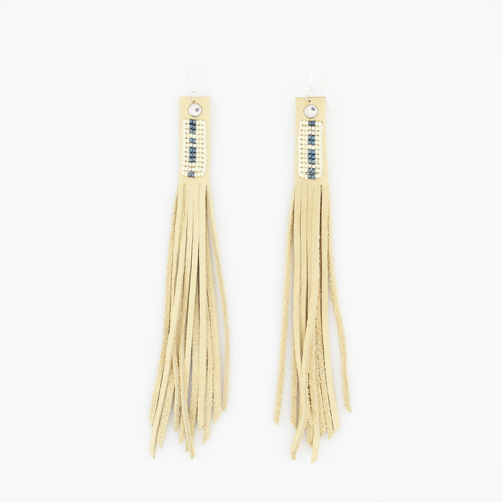 Suede Fringe Earrings