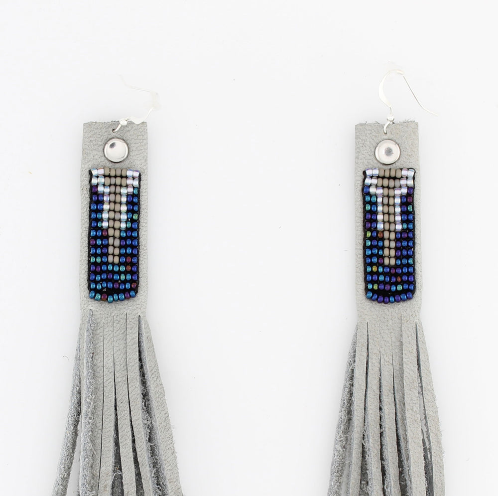 Suede Fringe Earrings