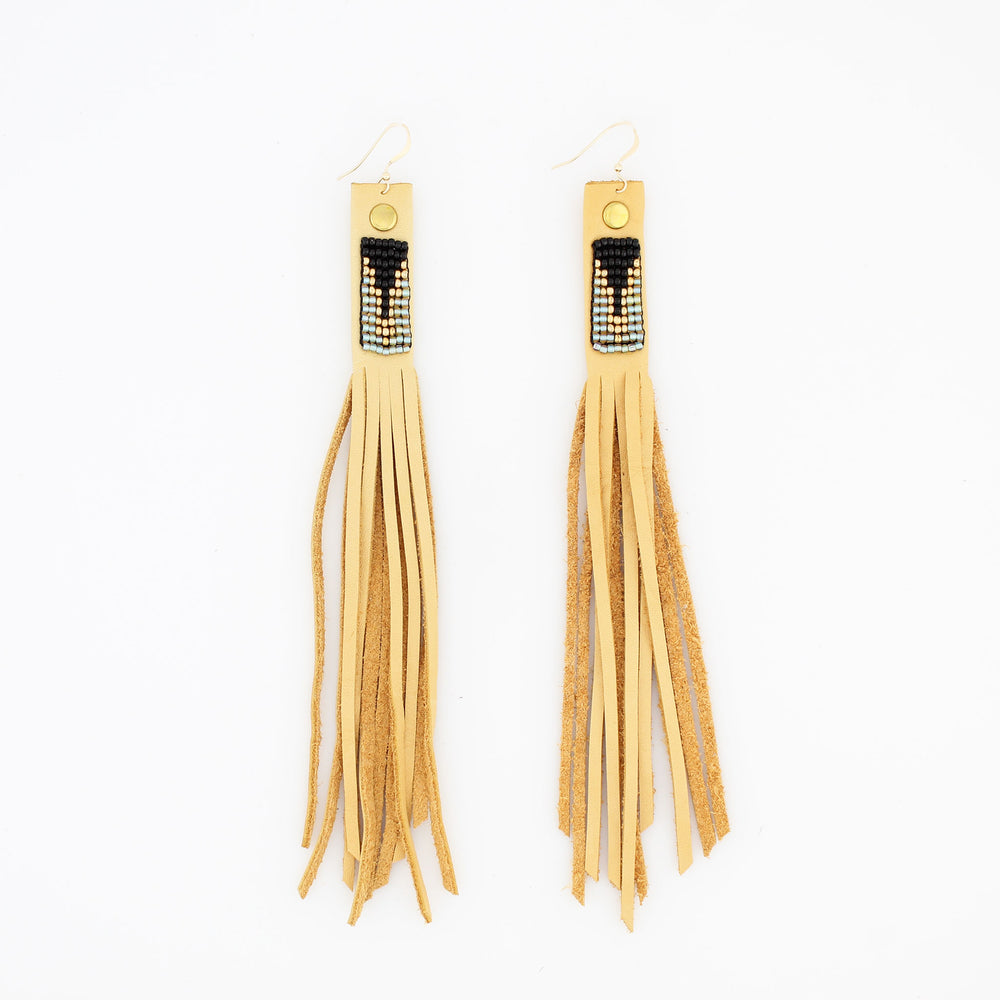 Suede Fringe Earrings