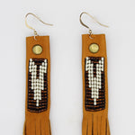 Suede Fringe Earrings