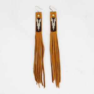 Suede Fringe Earrings