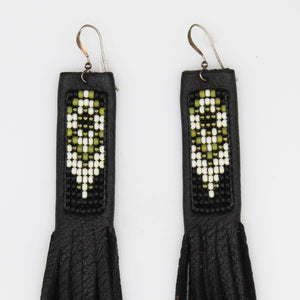 Suede Fringe Earrings