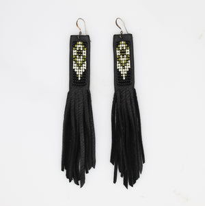 Suede Fringe Earrings