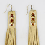 Suede Fringe Earrings