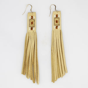 Suede Fringe Earrings