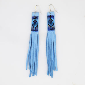 Suede Fringe Earrings