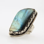 Vintage Tibetan Labradorite Ring