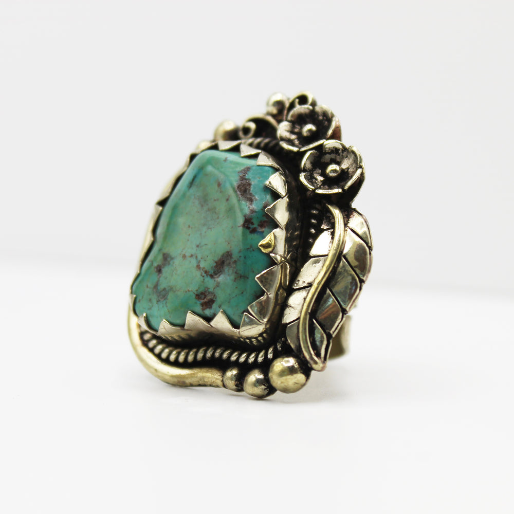 Vintage Tibetan Turquoise Ring