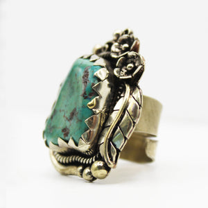 Vintage Tibetan Turquoise Ring