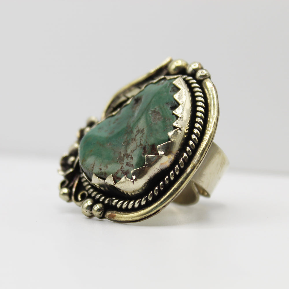 Vintage Tibetan Turquoise Ring