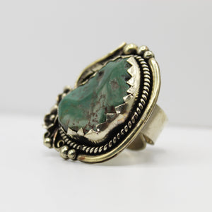 Vintage Tibetan Turquoise Ring
