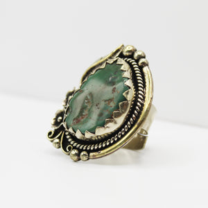 Vintage Tibetan Turquoise Ring