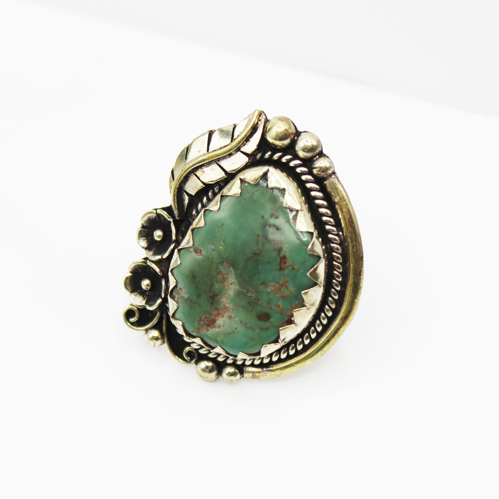 Vintage Tibetan Turquoise Ring