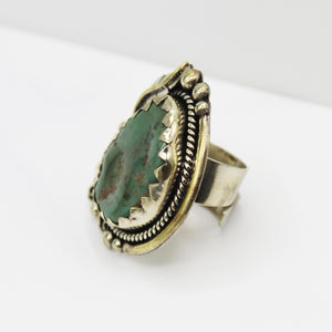 Vintage Tibetan Turquoise Ring