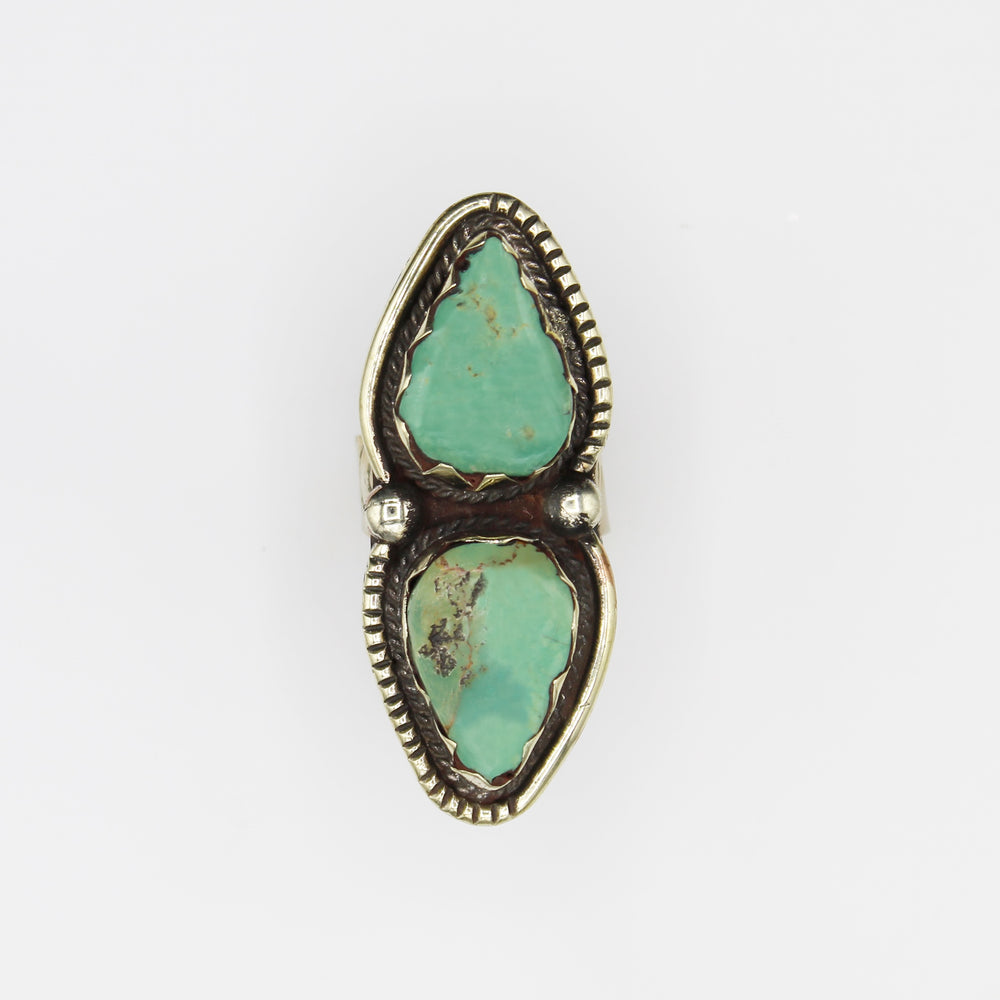 Vintage Tibetan Turquoise Ring