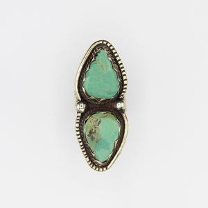 Vintage Tibetan Turquoise Ring