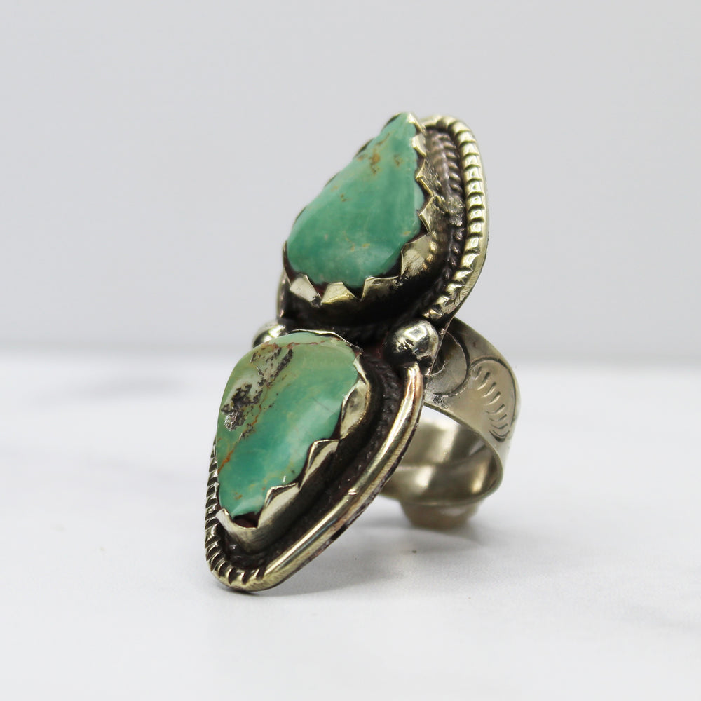 Vintage Tibetan Turquoise Ring