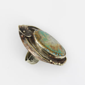 Vintage Tibetan Turquoise Ring