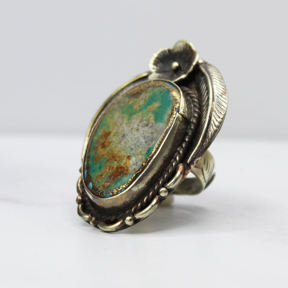 Vintage Tibetan Turquoise Ring