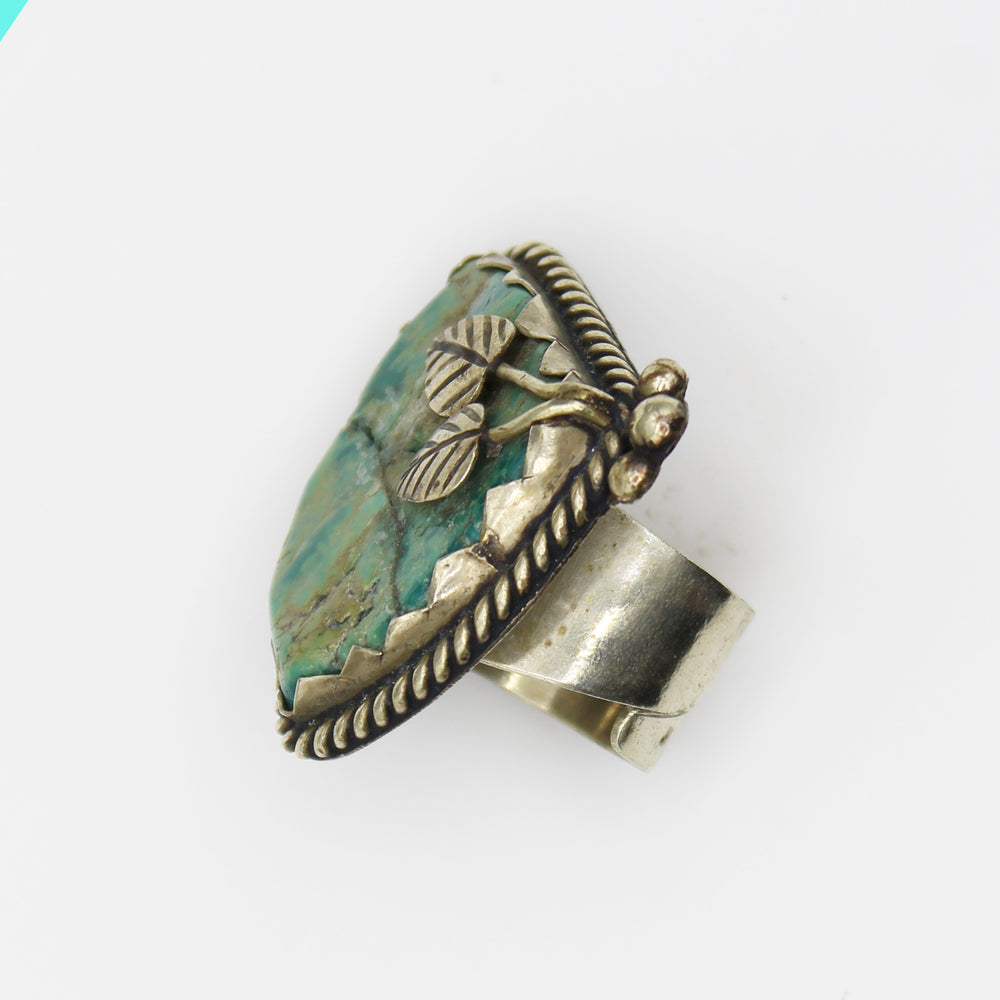 Vintage Tibetan Turquoise Ring