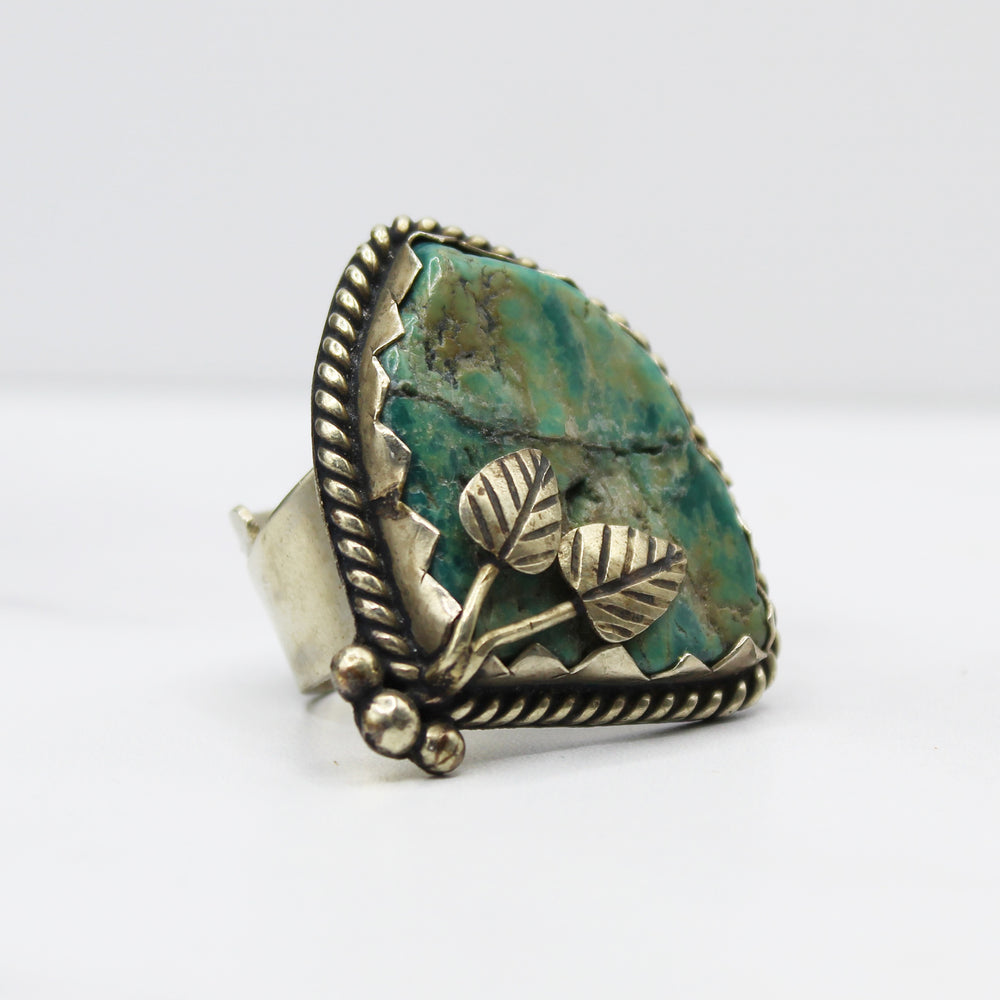 Vintage Tibetan Turquoise Ring