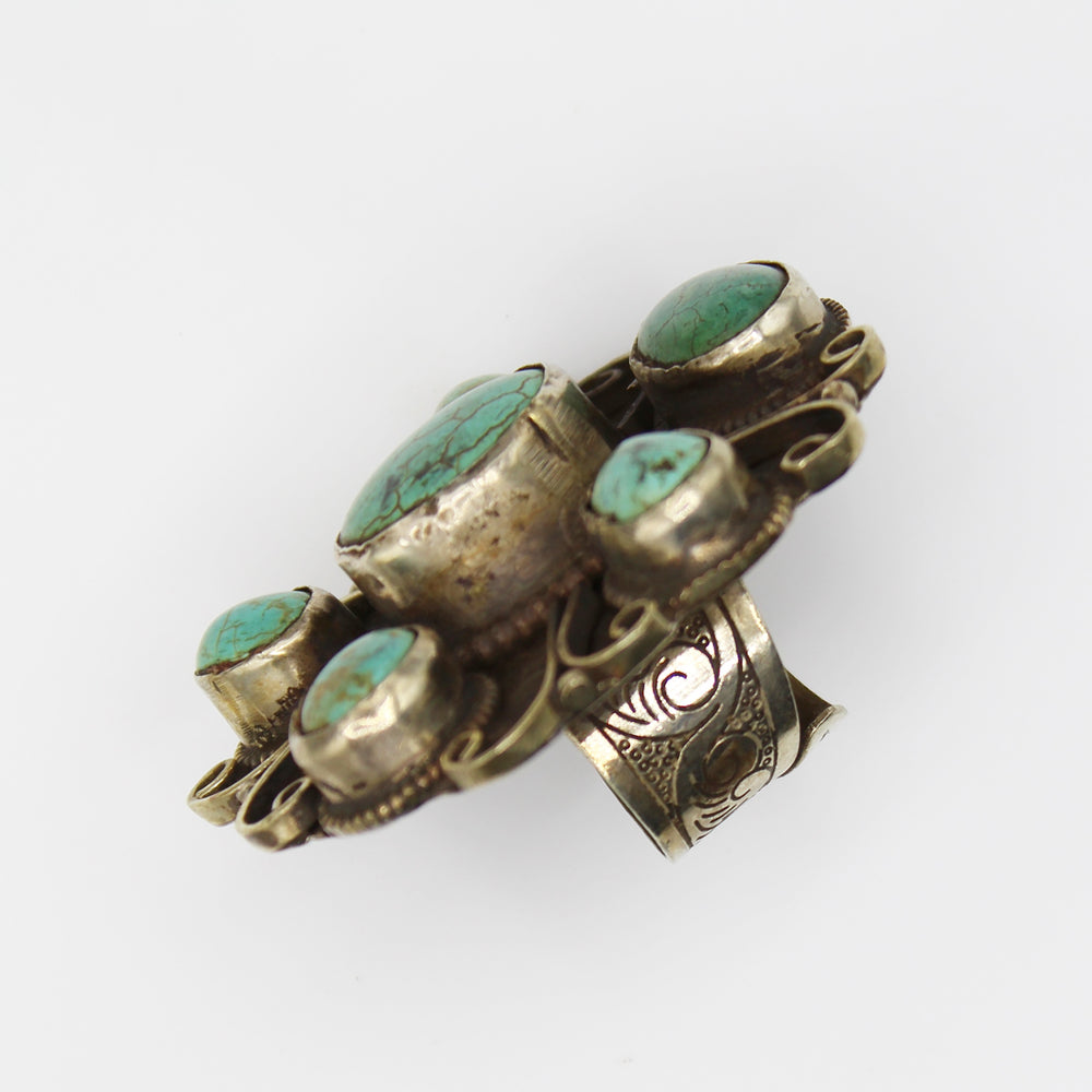 Vintage Tibetan Turquoise Ring