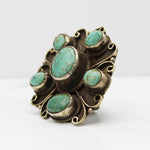 Vintage Tibetan Turquoise Ring