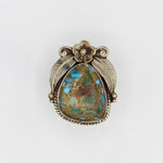 Vintage Tibetan Turquoise & Gold Ring