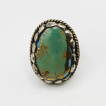 Vintage Tibetan Turquoise & Gold Ring