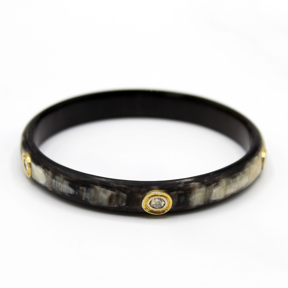 Bone Bangle Antique Diamond Bone Bangle – Tess & tomy