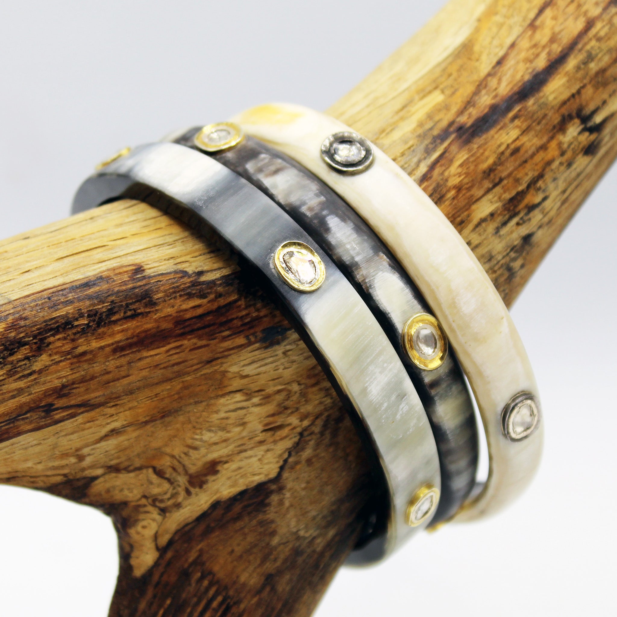 Antique Diamond Bone Bangle – Tess & tomy