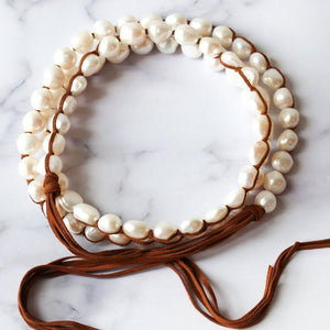 
            
                Load image into Gallery viewer, Classic Boho White (Large Pearls)
            
        